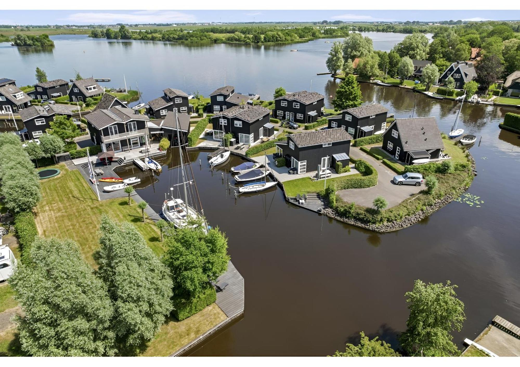 Waterpark Oan 'E Poel Bij Sneekermeer Terherne Bagian luar foto